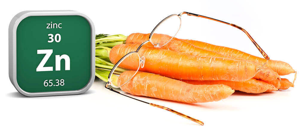 carotenoids paired with zinc
